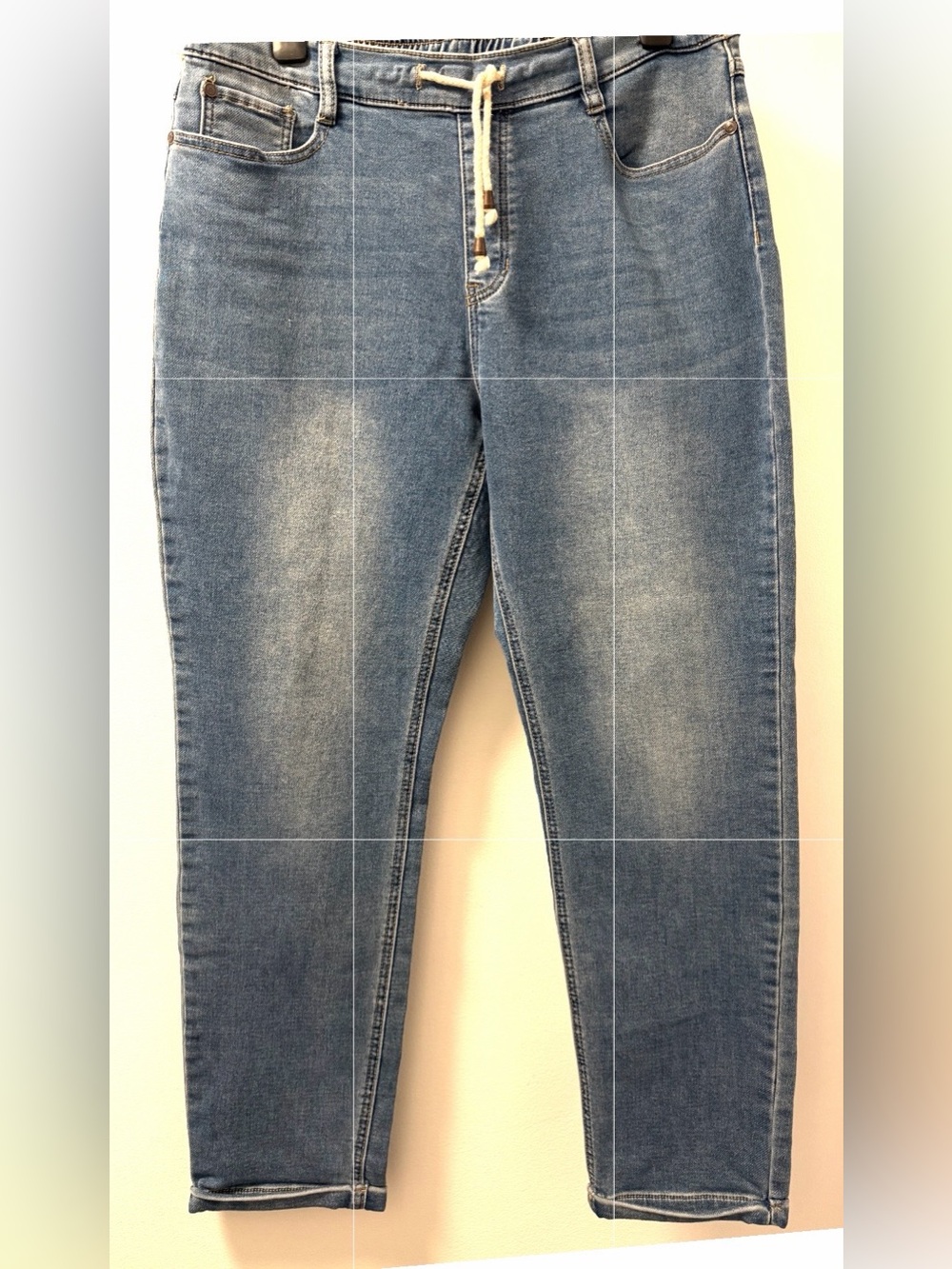 Northern Reflections Pull-On Drawstring Stretch Jeans Size 12